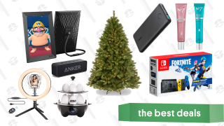 Monday's Best Deals: Lighted Pine Tree, Fortnite Switch, Nixplay Digital Frames, No7 Serum Sale, Anker Charger Gold Box, and More